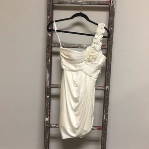 BCBG one shoulder dress